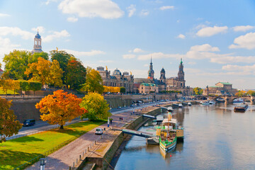 Panoramablick auf Dresden, Deutschland