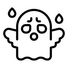 ghost outline icon