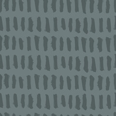 Hand drawn vector seamless pattern with stripes. Realistic painted brush strokes ornament - 446587996