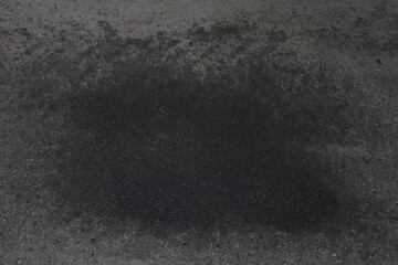 Surface grunge rough of asphalt, Seamless tarmac dark grey grainy road, Texture Background, Top view