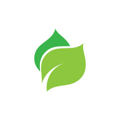 Logos of green Tree leaf ecology