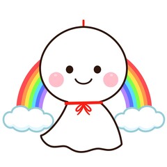 てるてる坊主・虹