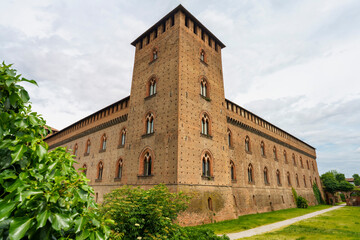 Medieval castle in Pavia, Italy