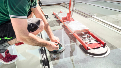 Glaser bei der Arbeit