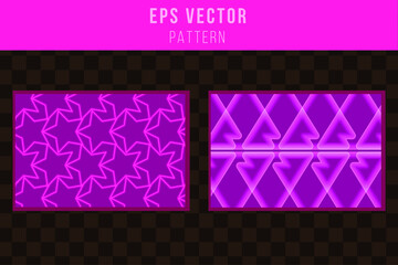 Pink pattern seamless background purple set pattern