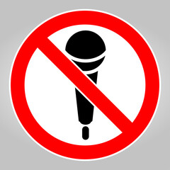 Do not record,Do not use Microphone icon,Speaker symbol