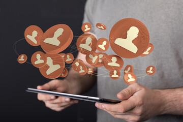 partner - Unity group and teamwork concept