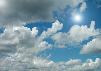 Cloudy sky background