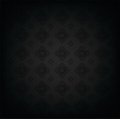 Picture thai pattern supreme black background