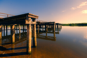 Zalew Siemianówka o poranku, Podlasie, Polska © podlaski49