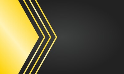 black gold background with luxury abstract polygonal pattern