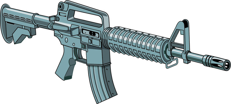 military assault rifle