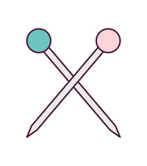 sewing needles illustration