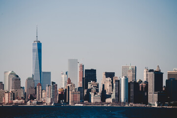 Obraz premium Panoramic view of Lower Manhattan, New York City, USA