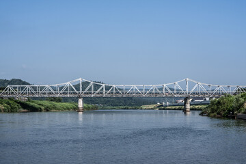 最上川と大石田大橋
