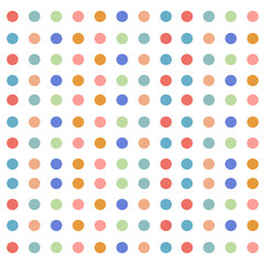 pastel color circle collection on withe background, Background texture.Isolate background,Dots pestel color.
