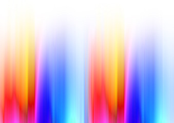 Colorful rainbow, motion blur effects
