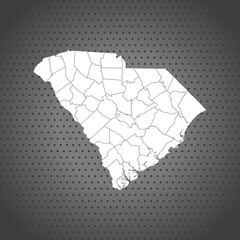 map of South Carolina