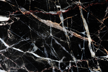 White and red pattern natural of black marble pattern for background, texture for design.