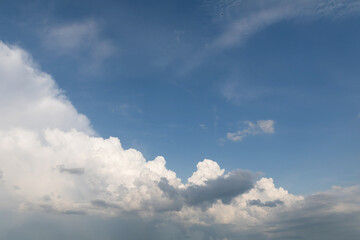 Fototapeta na wymiar white clouds on blue sky
