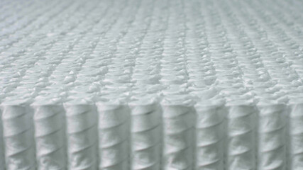 Independent springs foundation of orthopedic spring mattresses