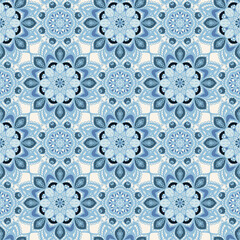 Vector Seamless Flower Pattern.