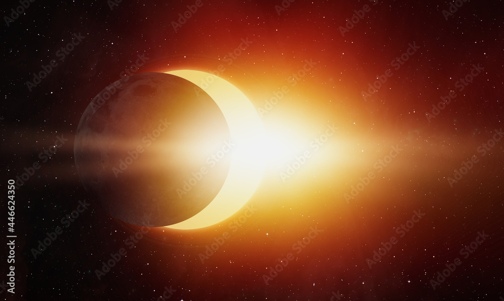 Poster solar eclipse 