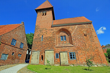 Fototapeta na wymiar Osterholz-Scharmbeck: Klosterkirche St. Marien, (12. Jh., Niedersachsen)