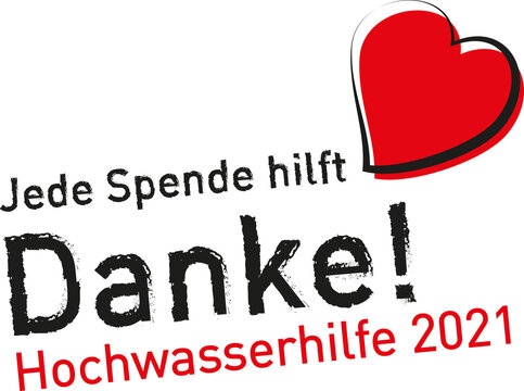 Spendenbutton - Wir helfen. Jede Spende z&auml;hlt. Hochwasserhilfe 2021