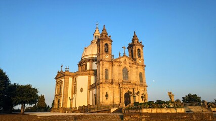 Fototapeta na wymiar Panorama view Church of Our Lady of Sameiro Braga Portugal