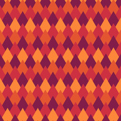 Seamless scales pattern. Japan traditional ornament. Squama wallpaper. Ethnic embroidery. Repeated scallops. Fish scale. Repeat scallop shapes backdrop. Vector tiles. Japanese sashiko uroko motif