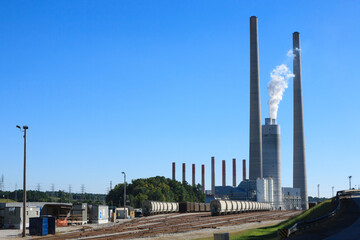 TVA Power Plant in east Tennessee USA