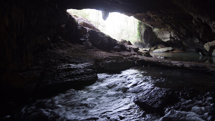 Wild Caves in Tasmania, Australia