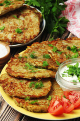 Draniki - a national dish of Belarus