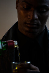 person with a glass of wine