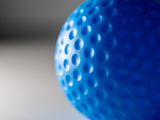 blue golf ball