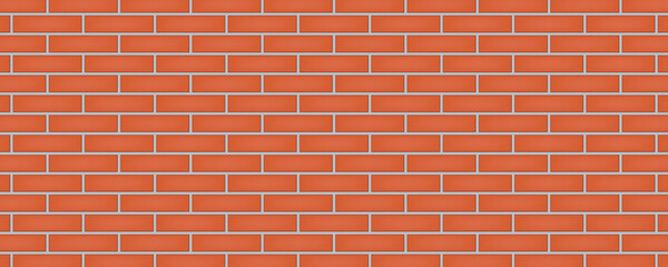 Red brick wall texture abstract background vector illustration