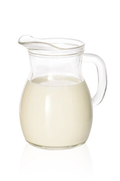 jug of milk, isolation on a white background