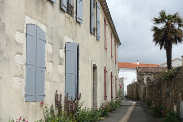 Ruelle de maisons de pécheurs à Saint-Gilles-Croix-de-Vie