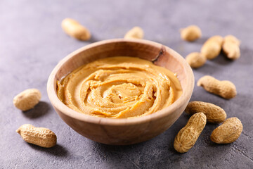 bowl of creamy butter peanut