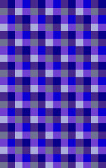 Check pattern royal blue and lilac.