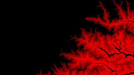 Red Flame Abstract Background