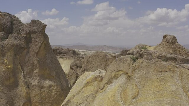 Aerial Cappadocia Rock Formations, Turkey