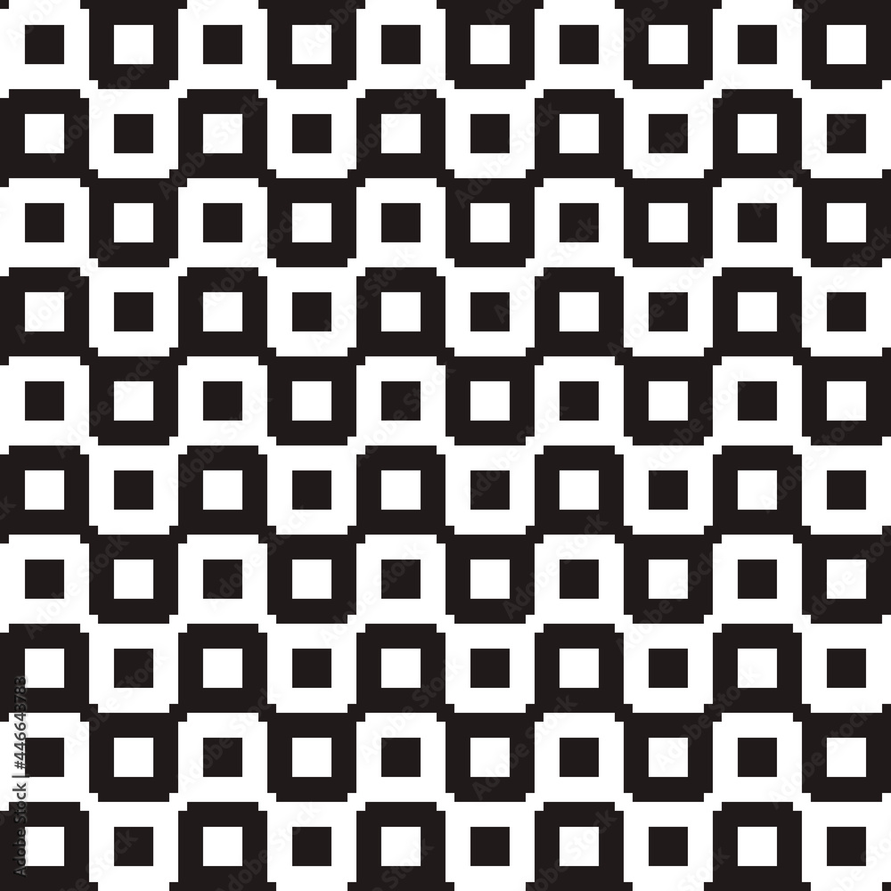 Aufkleber checker squares and same in one cells. vector.
