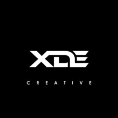 XDE Letter Initial Logo Design Template Vector Illustration