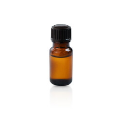 Small glass jar for cosmetics isolate