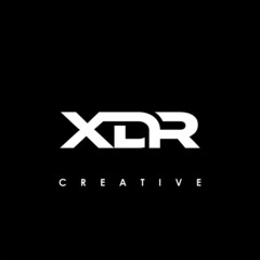 XDR Letter Initial Logo Design Template Vector Illustration