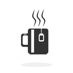 Mug of Tea Flat Icon Vector illustration