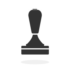 Coffee Tamper Flat Icon Vector illustration