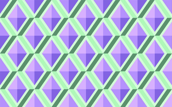 green purple background Abstract low poly triangle texture
